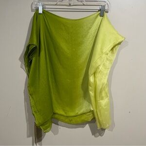 NWT Ombre Green Silk Scarf